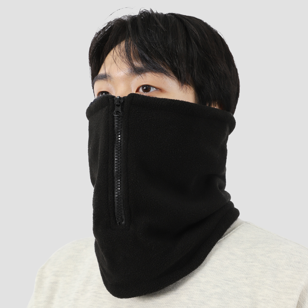 카르닉 지퍼 넥워머 겨울 방한 목토시 멀티스카프 남자 여자 골프 자전거 이미지 7