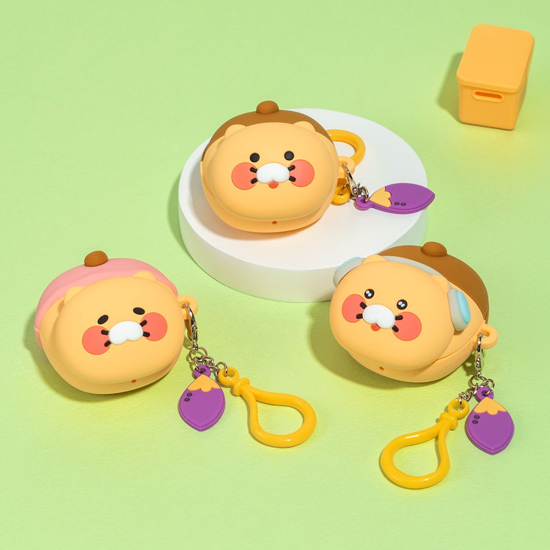카카오프렌즈 식빵 굽는 춘식이 갤럭시 버즈2 케이스 이미지 6