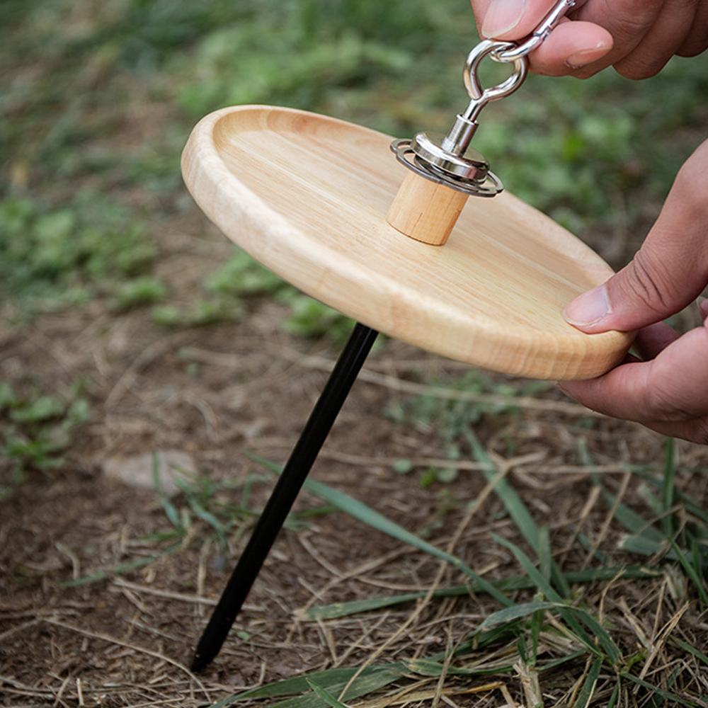 브리즈문 캠핑 3Way 우드 모기향 거치대 감성 받침대 홀더 케이스 1세트