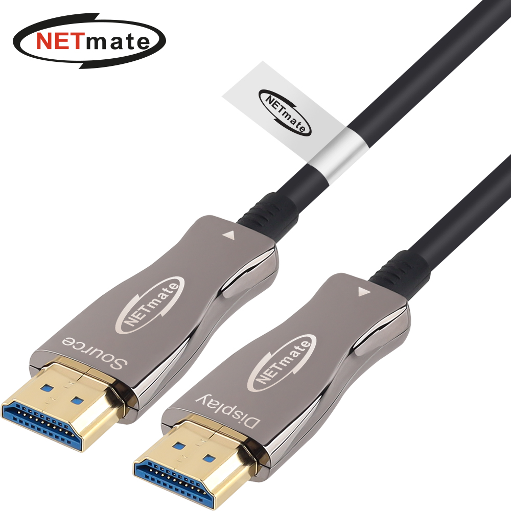 강원전자 넷메이트 HDMI2.1 Hybrid AOC 광 케이블 15m, 1개 - 상품 이미지