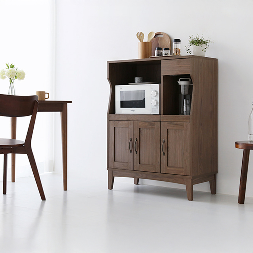 펨바 렌지대 수납장 6058H 840mmx390mmx1090mm, 2단, 브라운 9639.7764 - 상세 이미지 5