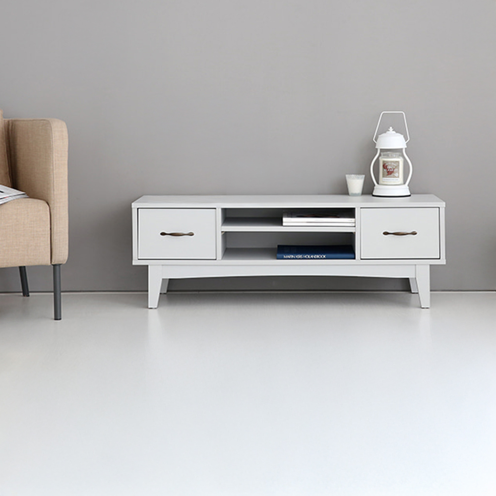 펨바 TV스탠드 6042H 1180mmx390mmx400mm, 라이트그레이 9354.3886