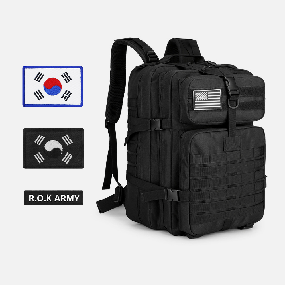 대용량 헬스 백팩 대형 밀리터리 여행 운동 캠핑 군인 전술 가방 - 상세 이미지 2