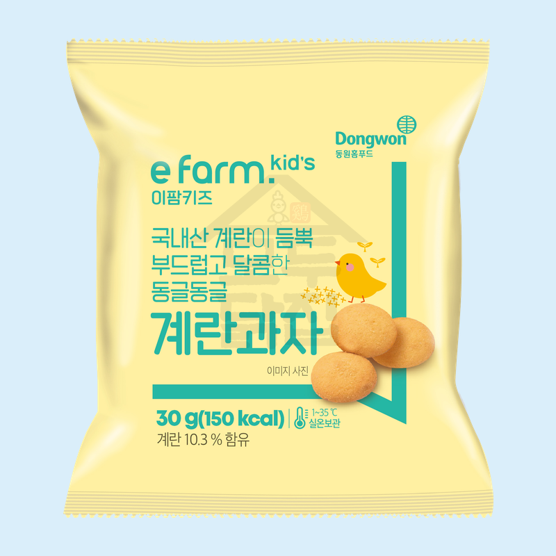동원홈푸드 이팜키즈 계란과자 30g 아이간식 - 상품 이미지