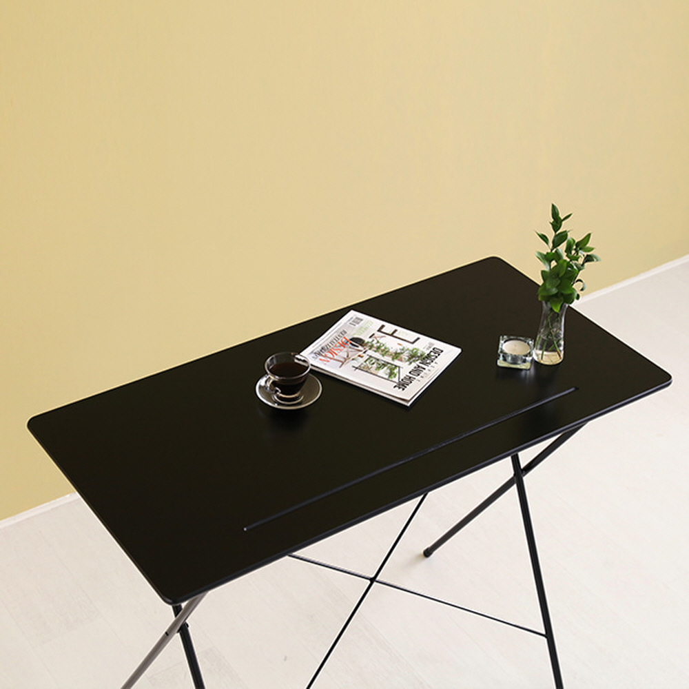 GOSI 스탠딩 접이식테이블 120 SM-2200B 래치드블랙 6871.0576