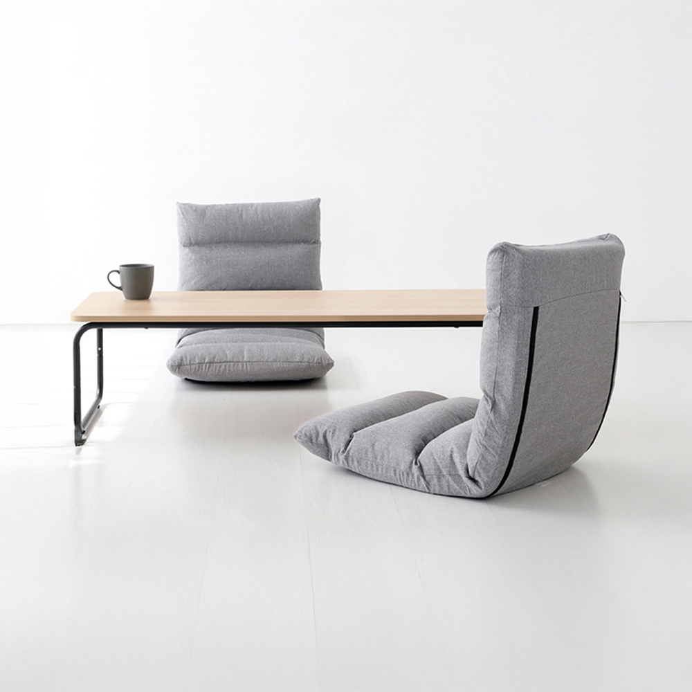 스누그 1인 좌식소파 A타입 그레이 5571.1534