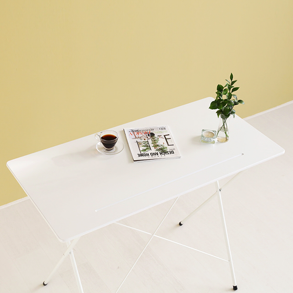 GOSI 스탠딩 접이식테이블 120 SM-2200B 빈티지화이트 9614.3394