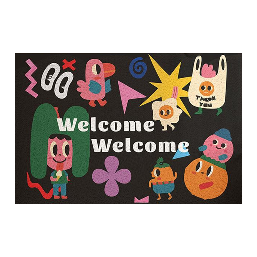 웰컴 현관 코일 매트 발판 베란다 카페트 40x60cm 이미지 7