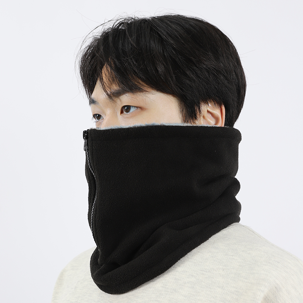 카르닉 지퍼 넥워머 겨울 방한 목토시 멀티스카프 남자 여자 골프 자전거 - 상세 이미지 2