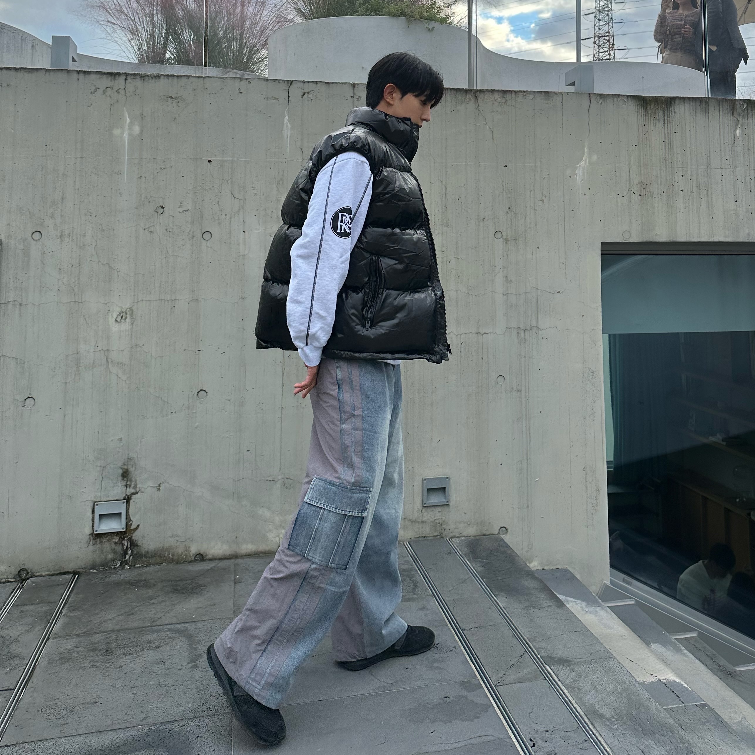 웰론패딩조끼 메탈패딩조끼 남녀공용 커플룩 - 상세 이미지 4
