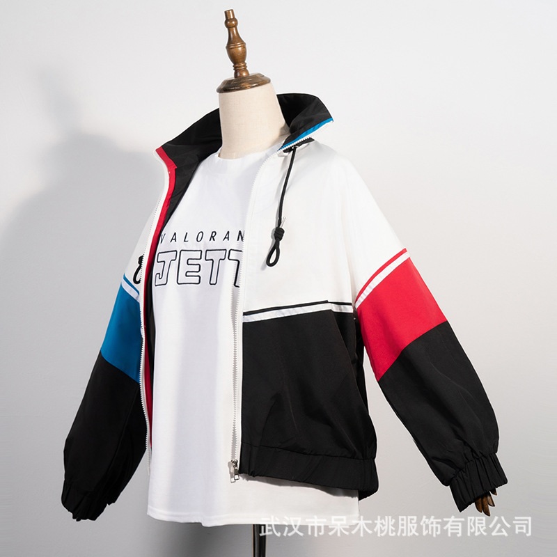 발로란트 제트 코스프레 의상 코스튬 게임 점퍼 바람막이 자켓 - 상세 이미지 3