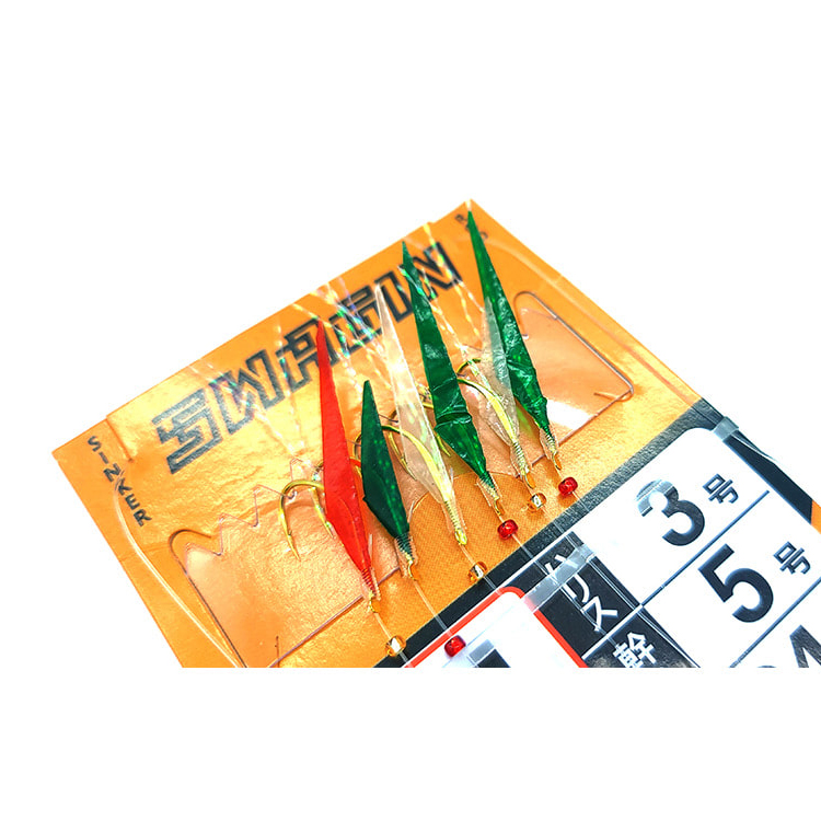 백경 어부들이 사용하는 특수 고등어피 SG-205 리얼 메바루 볼락 고등어 채비 바늘 - 상세 이미지 5