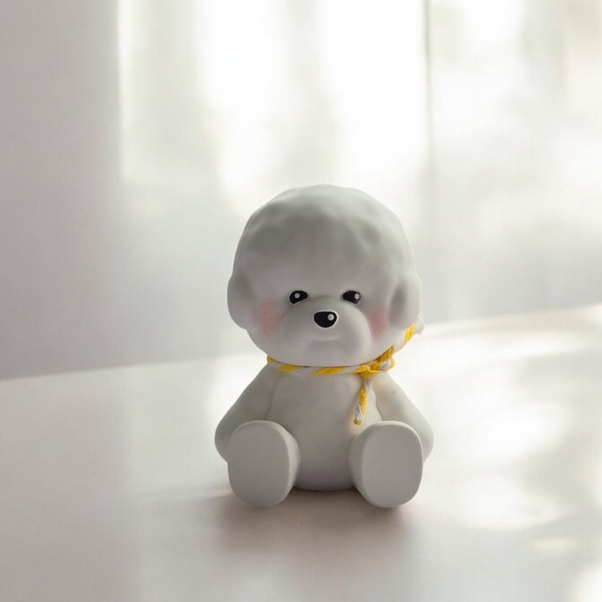 강아지 비숑 송풍구 차랑용 석고 귀여운 방향제 블랙베리앤베이