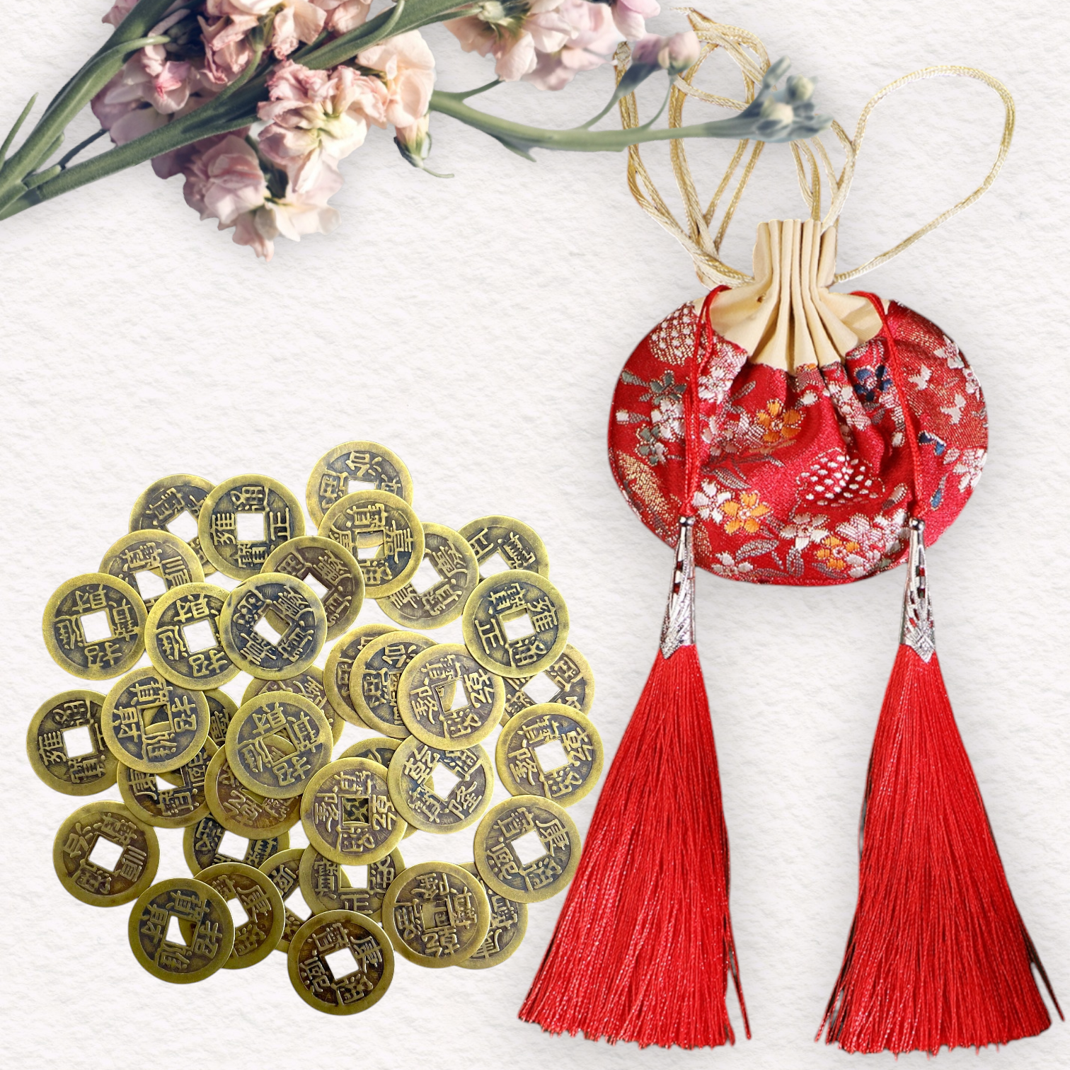 애니윙 소원성취 금전운 전통 복주머니 - 상품 이미지