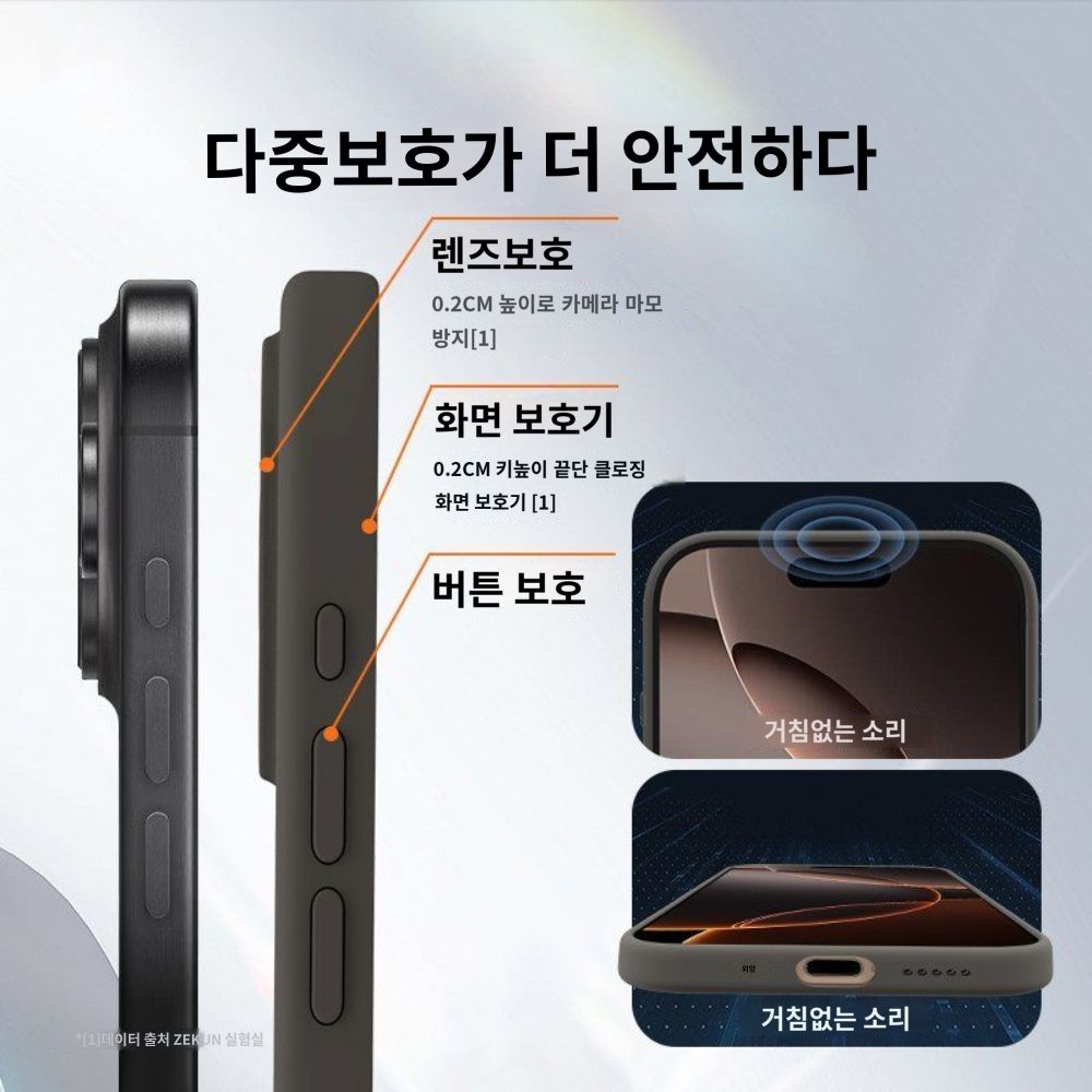 아이폰16 프로 맥스 케이스 맥세이프 캡처 버튼 풀커버 락그레이 AI 스마트버튼 50배 낙하방지 아이폰 16 프로 맥스 - 상세 이미지 4