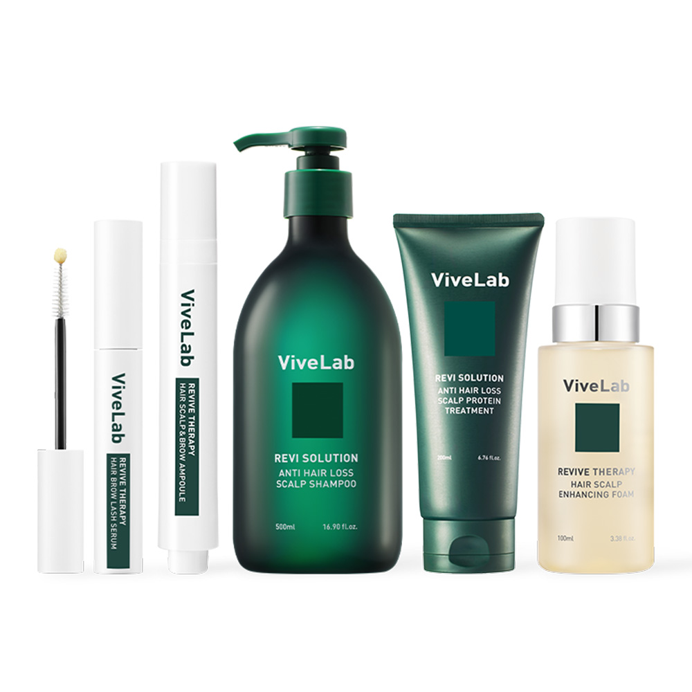 SET) 4주 솔루션 SET (래쉬세럼+두피앰플+두피영양제+탈모샴푸 500ml+탈모 트리트먼트) - 상세 이미지 3