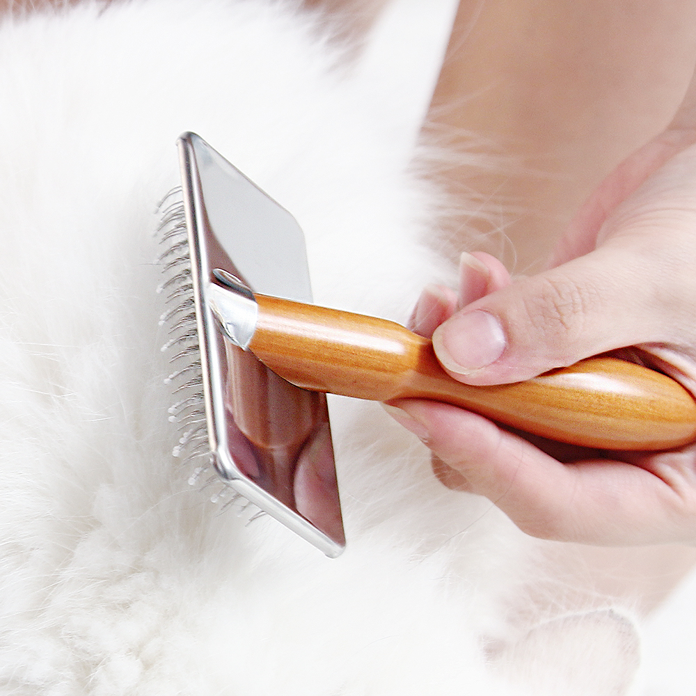 바비온 강아지 고양이 슬리커 브러쉬 빗 002R