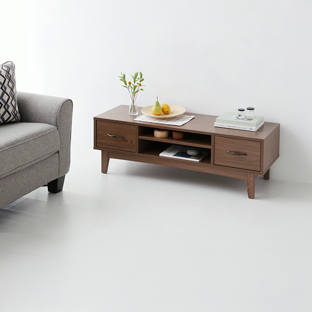 펨바 TV스탠드 6042H 1180mmx390mmx400mm, 브라운 7222.2314