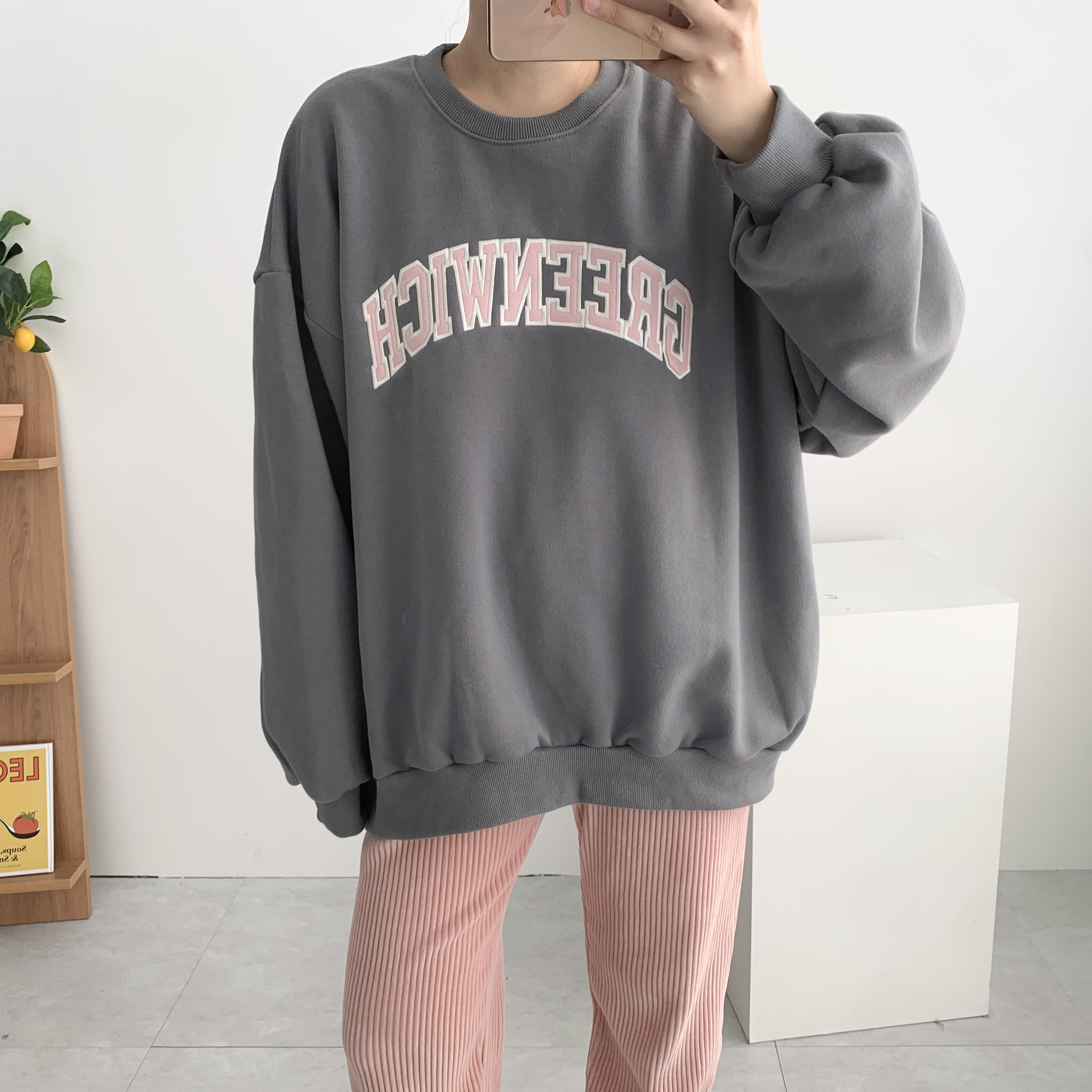 양기모맨투맨 핑크색맨투맨 임산부맨투맨 이미지 8