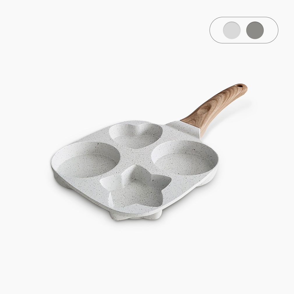 [나리히라] 믹스 에그팬 4구 인덕션 계란 후라이팬