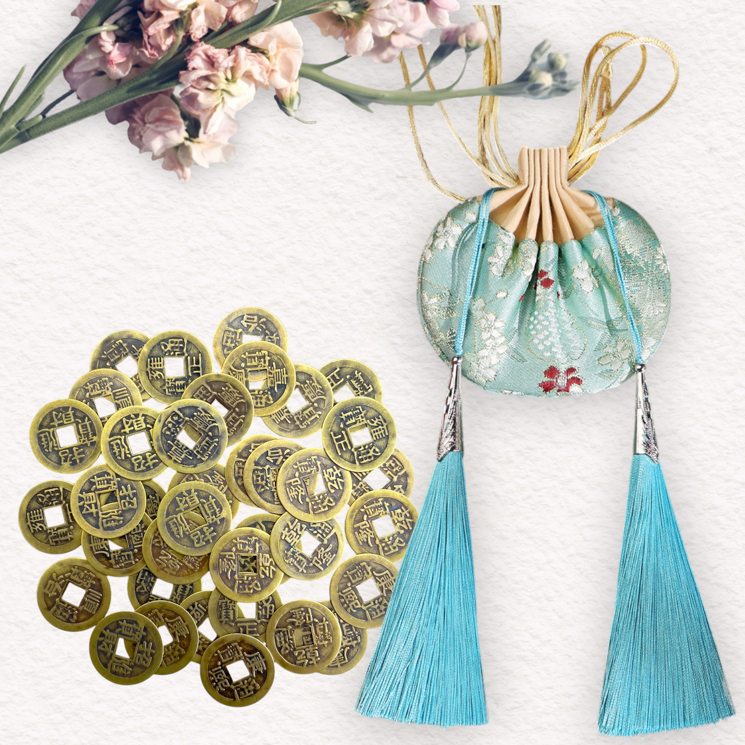 애니윙 소원성취 금전운 전통 복주머니 - 상세 이미지 4