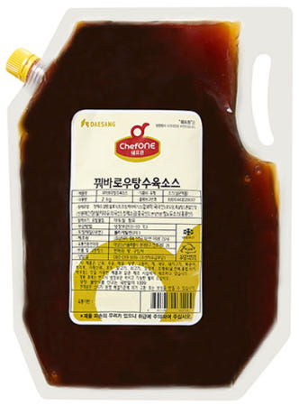 냉장 대상 쉐프원 꿔바로우 탕수육소스 2kg 1BOX (5입)