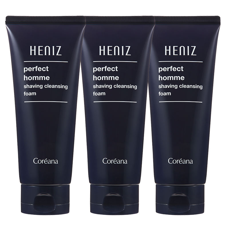 히니즈 퍼펙트 옴므 쉐이빙 클렌징 폼 150ML 3개 모공 피지 각질 케어 노페물 제거 - 상품 이미지
