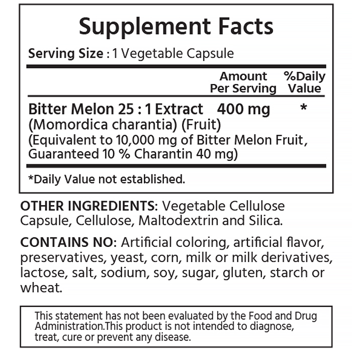 마이라이프 내추럴스 비터멜론 10000mg 25배 고농축 여주 추출물 60캡슐, 1개 이미지 2