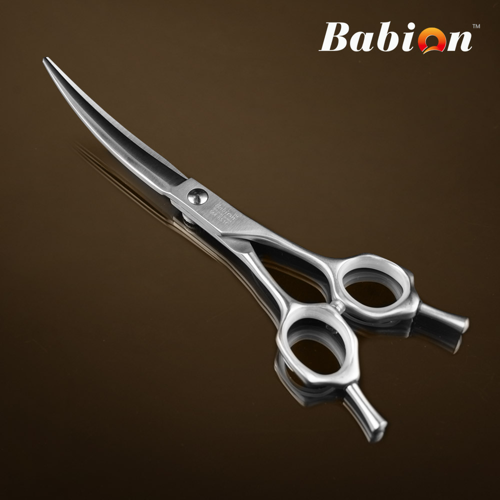 바비온 ML 강아지 애견 커브 가위 미용가위 M4-651C 16.5cm(6.5인치) 이미지 3