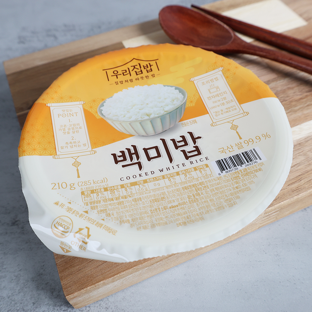 시아스 우리집밥 맛있는 백미밥 쌀밥 간편식 210g x 24개 - 상세 이미지 2