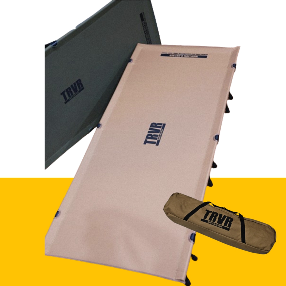 트루버 야전침대 와이드 기본스킨 프레임 세트 접이식 경량 캠핑 간이침대