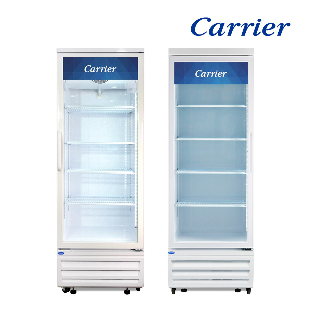 캐리어 업소용 냉동 쇼케이스 냉동식품 수직 컵냉동 냉동고 간냉식 직냉식 480F1H