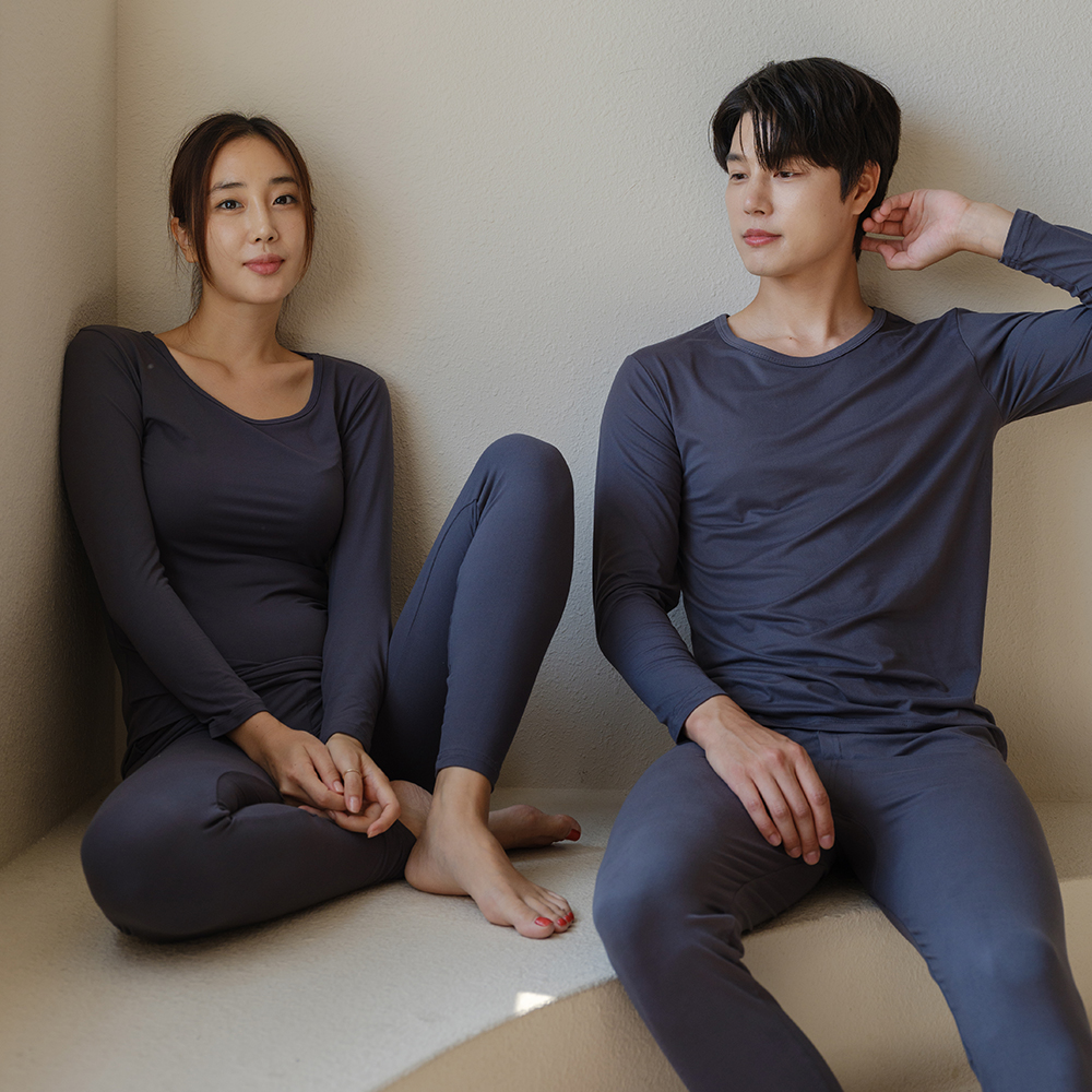 도씨 발열내의 기모내복 히트텍 대체 내복바지 히트올 기모 내의 상하의 세트 D-9015 - 상세 이미지 4