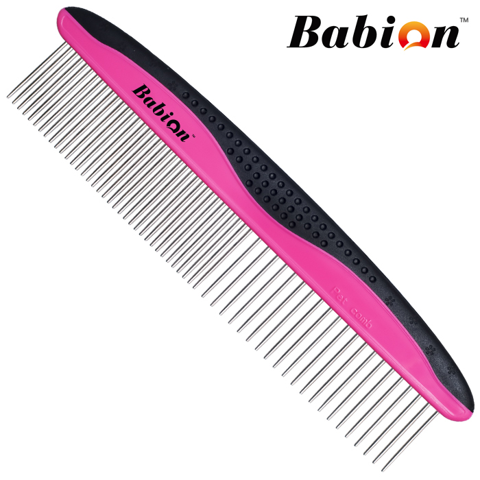바비온 강아지 고양이 빗 브러쉬 듀얼콤 086R