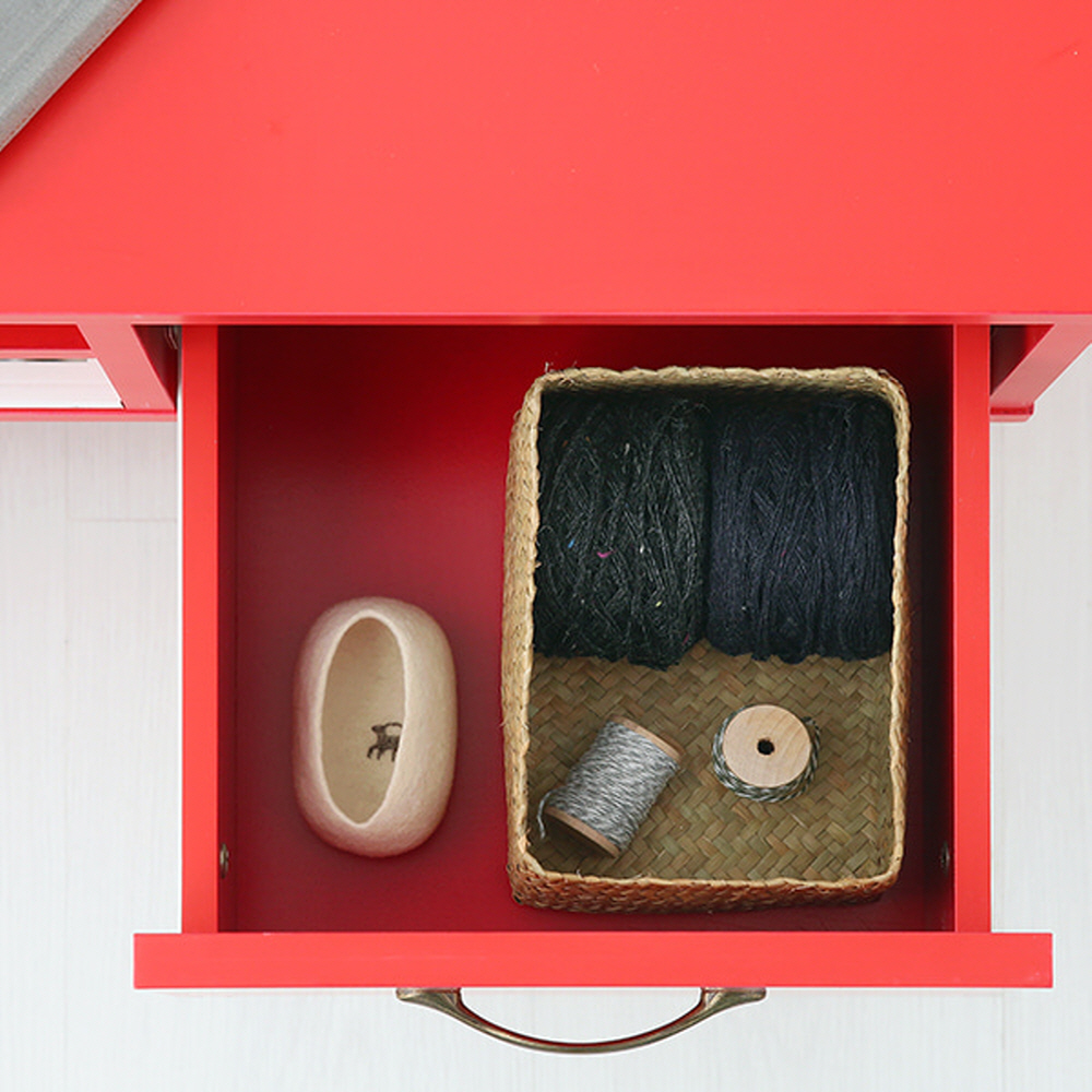 펨바 TV스탠드 6042H 1180mmx390mmx400mm, 레드 9690.2343