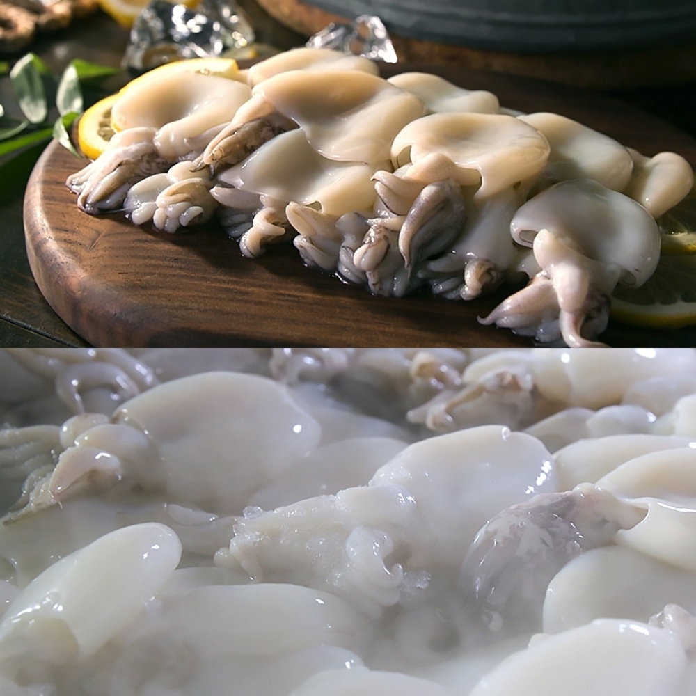 이마시야 자연산 손질 갑오징어 10팩 2kg 생물 냉동갑오징어 오징어 회 - 상세 이미지 4