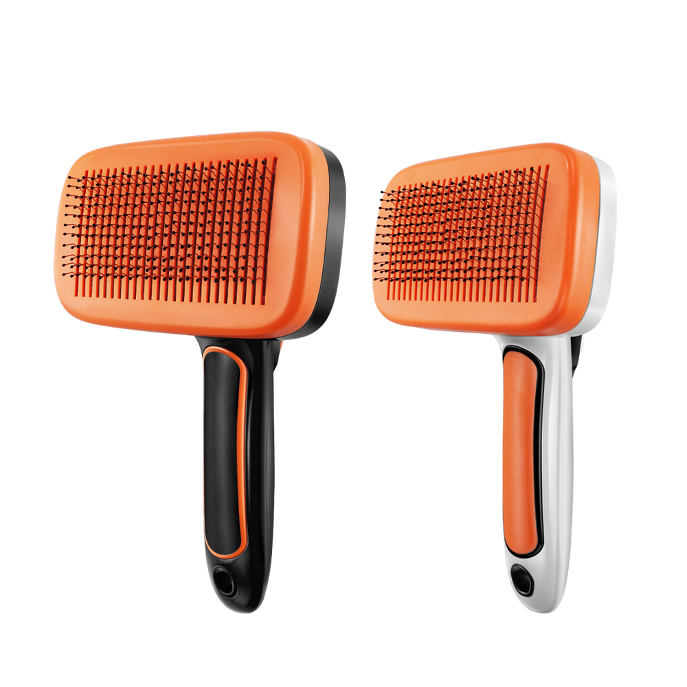 바비온 강아지 고양이 슬리커 자동 털제거 빗 쓱싹 핀 브러쉬 112ZR 중 이미지 3