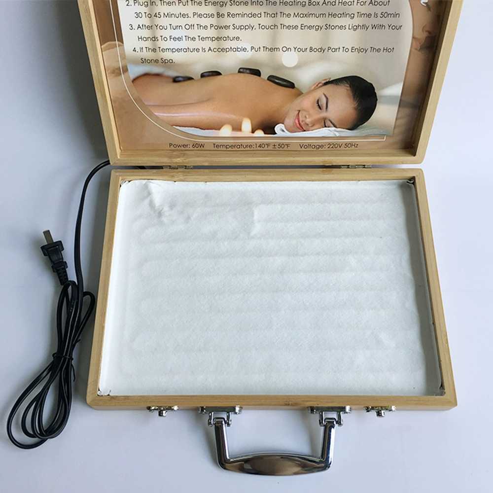 핫스톤 워머기 경락 예열기 돌 휴대용 에스테틱 미용 A - 상세 이미지 4