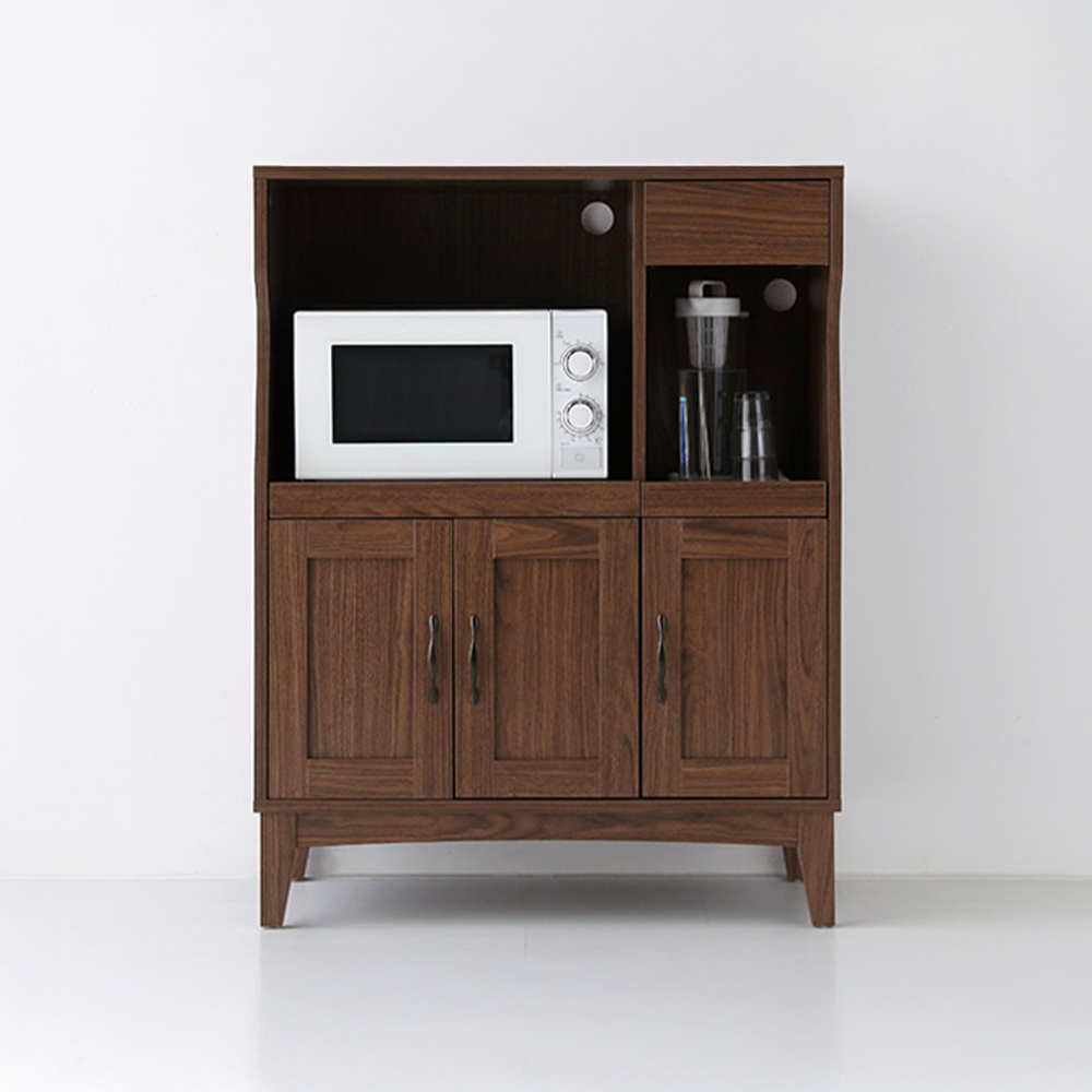 펨바 렌지대 수납장 6058H 840mmx390mmx1090mm, 2단, 브라운 9639.7764 - 메인 이미지