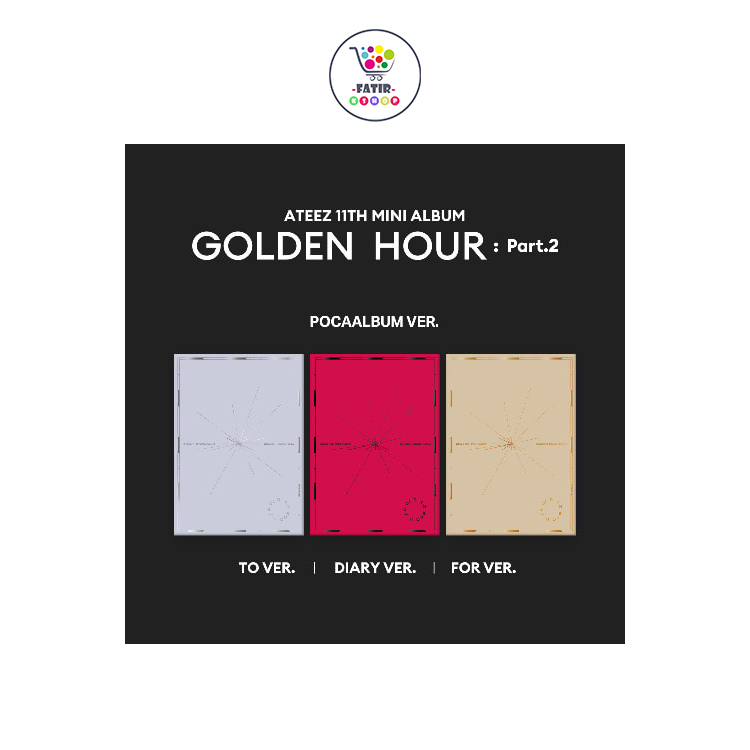 에이티즈 ATEEZ 11th EP GOLDEN HOUR Part 2 POCAALBUM 랜덤 - 상품 이미지