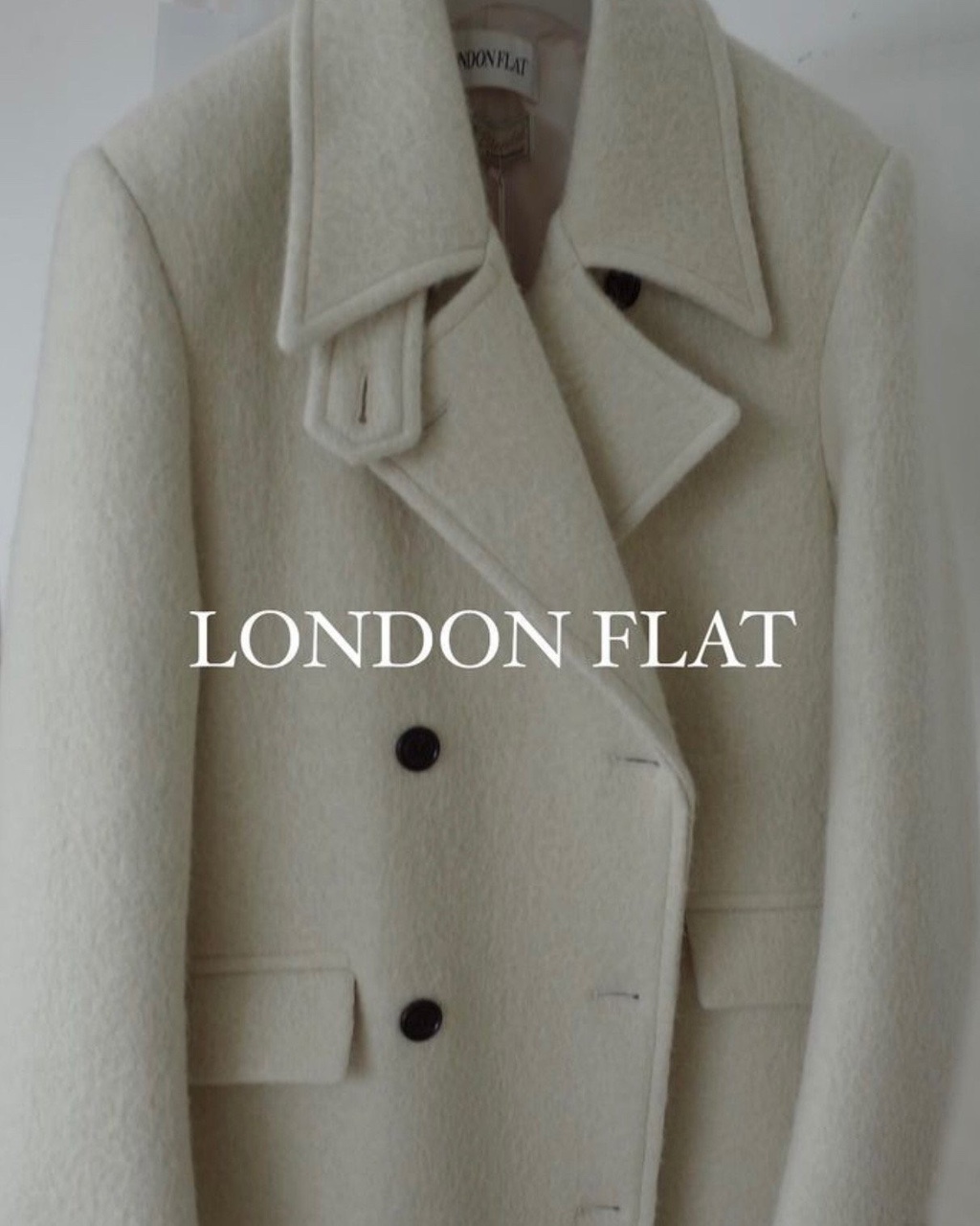 (재진행) Londonflat 런던플랏 바닐라 코트 더블 롱 하이퀄리티 4colors 상세 이미지 10
