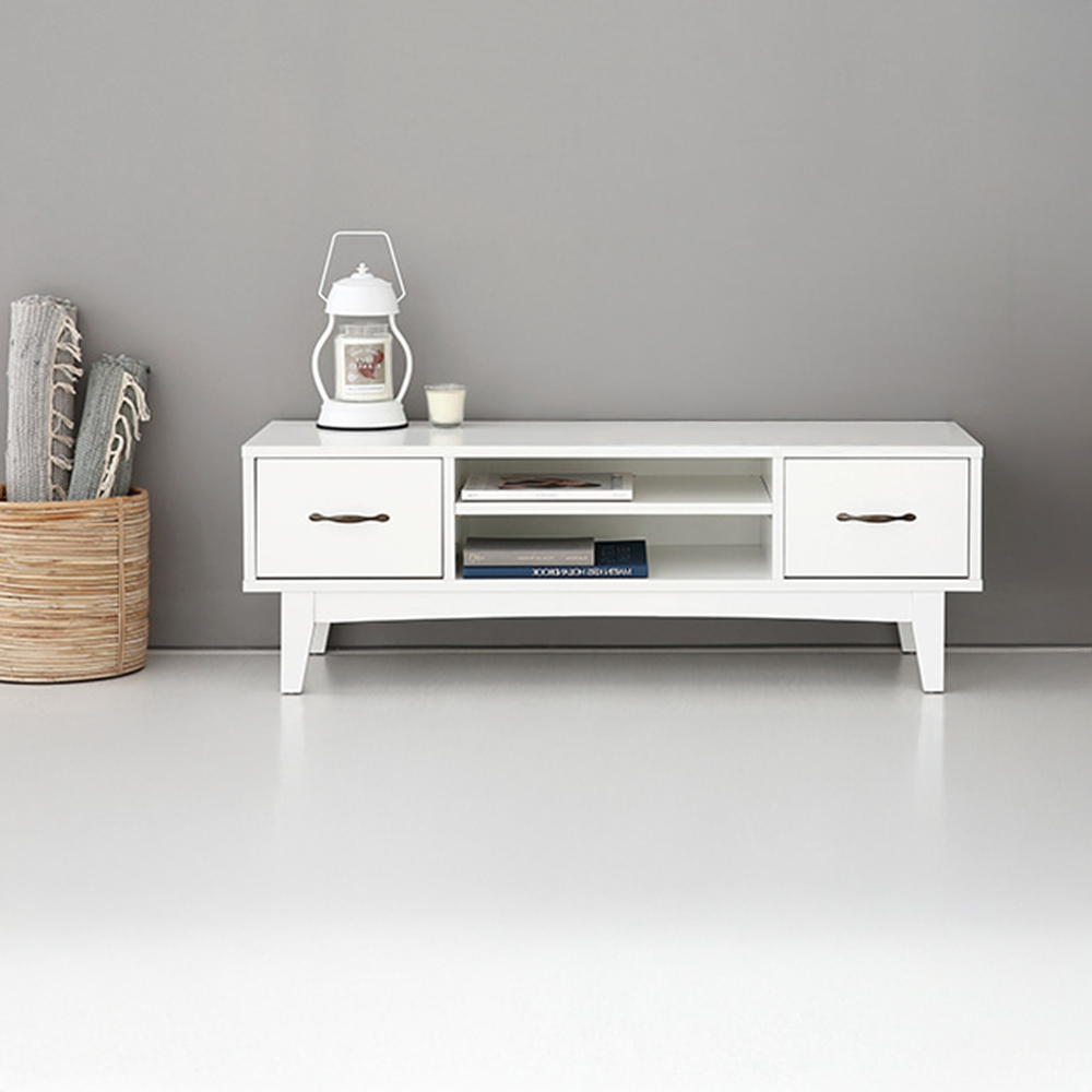 펨바 TV스탠드 6042H 1180mmx390mmx400mm, 화이트 7404.7422