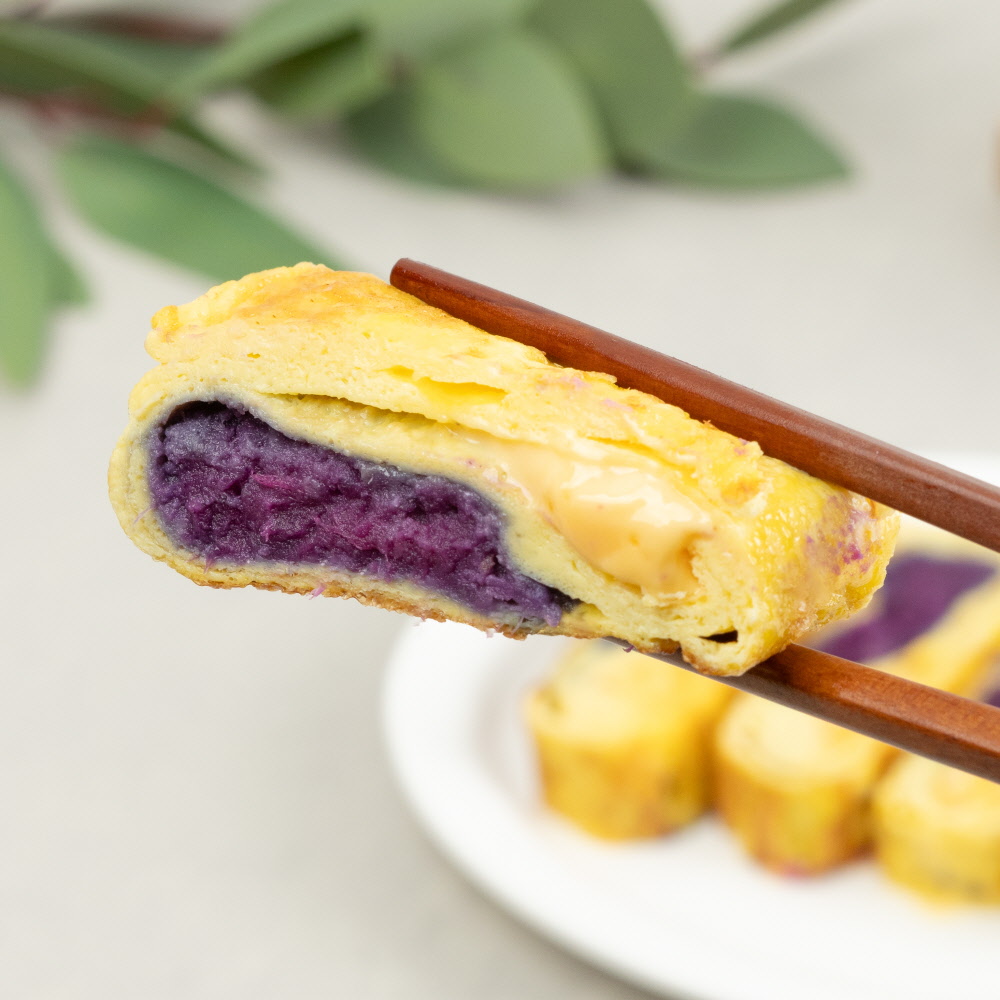 담백한 [ 찐 자색고구마(냉동) 1kg ] 안토시아닌 적색 고구마 퓨레 - 상세 이미지 4