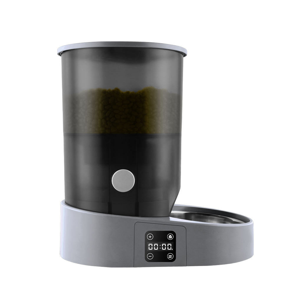 바비온 강아지 고양이 스마트 자동급식기 버튼터치형