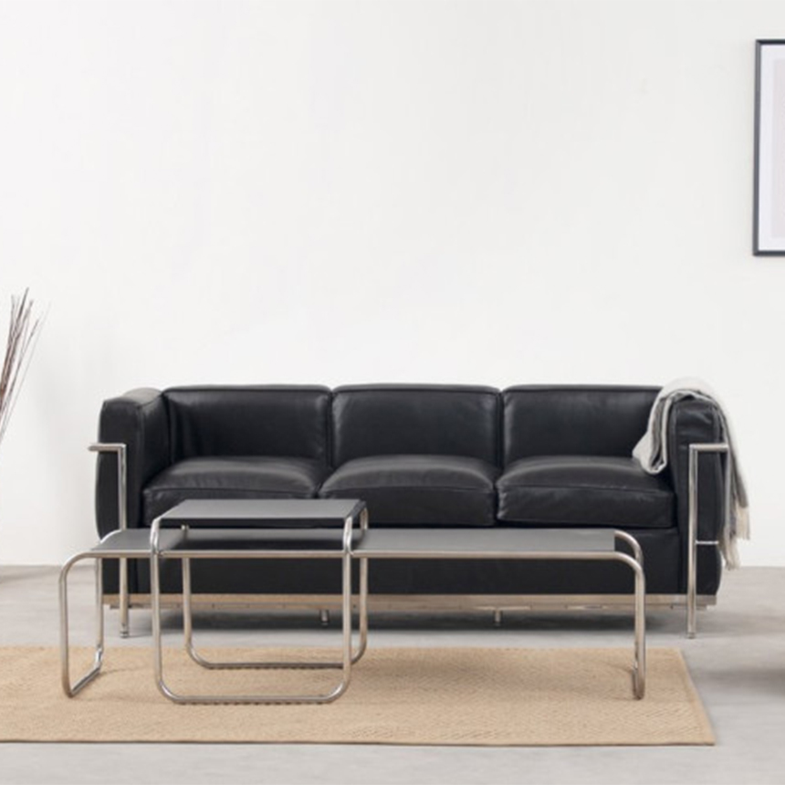 바우하우스 라치오 테이블 거실 커피 카페 라운지 테이블 L