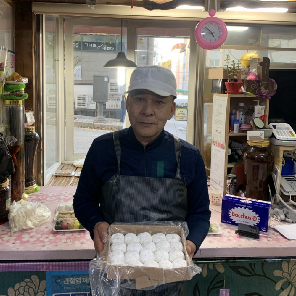 수능떡 대왕 찹쌀떡 찹쌀떡 20개입 1.2kg - 메인 이미지