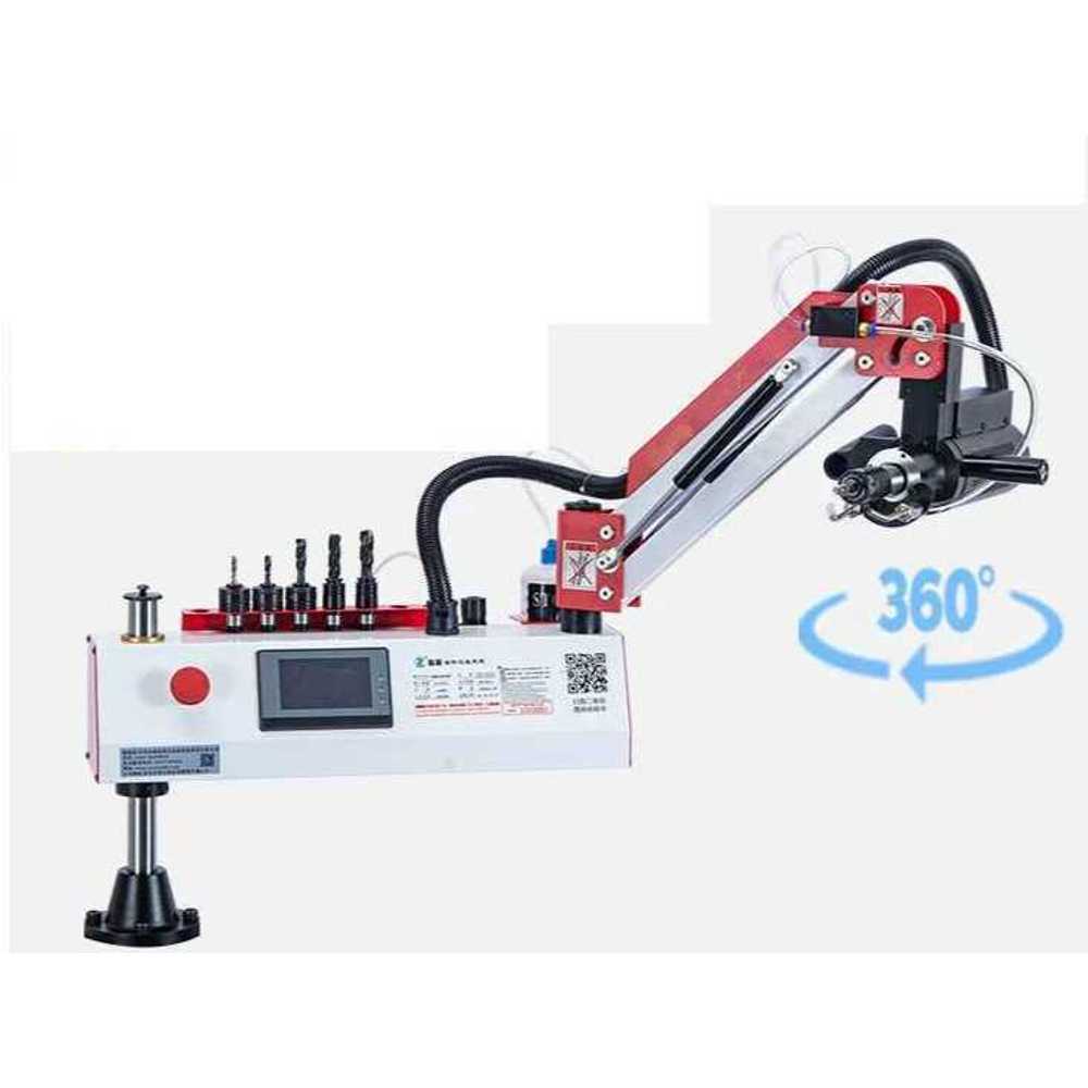 서보 탭핑기 노칭기 헤더 보루방 공업용 가공 전동 M3-M16터치범용300회전600W - 메인 이미지