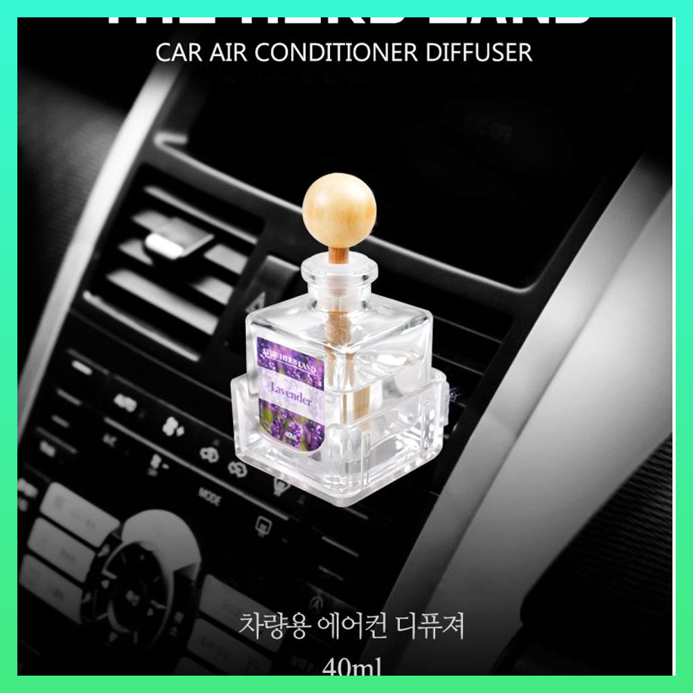 통풍구 디퓨저 더허브랜드 차량용 방향제 자동차 탈취제 실내 용품 액세서리 인테리어 : 가까움몰