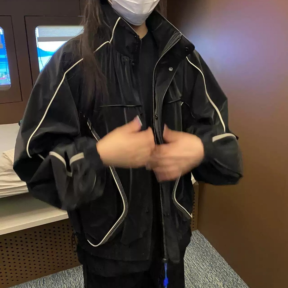 이토록친밀한배신자 4화 채원빈 점퍼 자켓 김정진 바람막이 가을 의상 옷 패션 - 상품 이미지