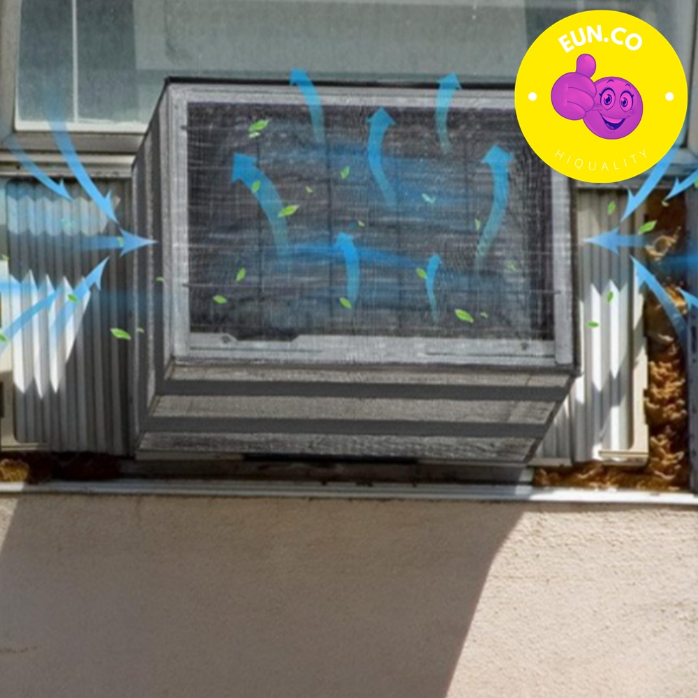 실외기 커버 화재 예방 에어컨 메쉬 천 이지버클 고정